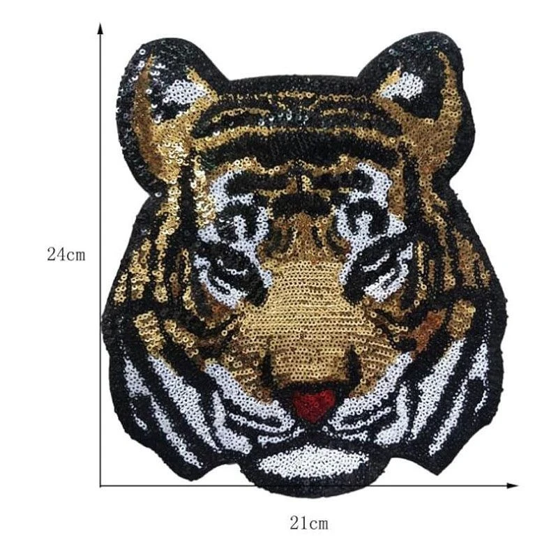 Iron On Sequin Embroidery Patch high quality
