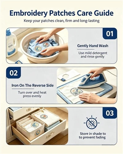 Maintenance Method Of Embroidery Patches