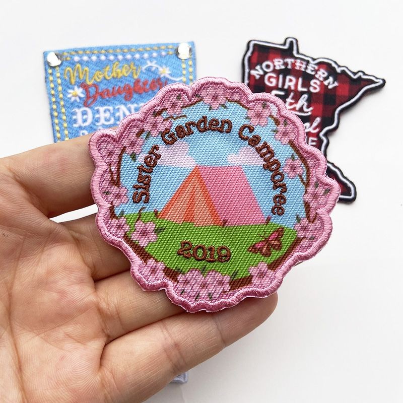 Sew On Embroidery Applique Printing Patch suppliers